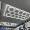 mustang direct client LED hexagon ceiling