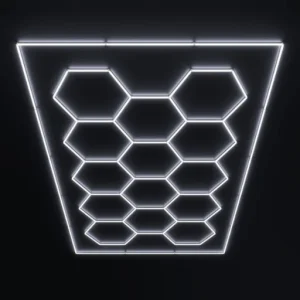 glow grid 8 x 16 series - 14 hexagon led light